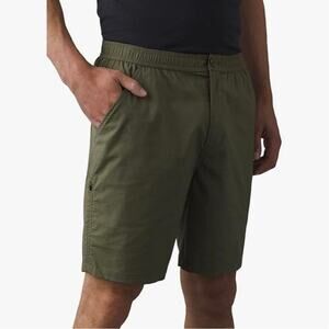 Prana Double Peak E-Waist Short 8” in Cargo Green 1968461